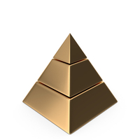 Golden Pyramid PNG & PSD Images
