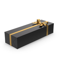 Gift Box Black Gold PNG & PSD Images
