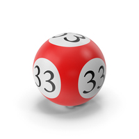 Bingo Ball 33 PNG & PSD Images