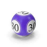 Bingo Ball 30 PNG & PSD Images