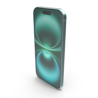 Apple IPhone 16 Teal PNG & PSD Images