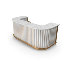 White Luxury Bar Counter PNG & PSD Images