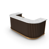 Wood Luxury Bar Counter PNG & PSD Images
