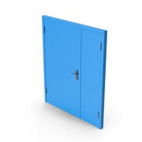 Blue Enterence Door PNG & PSD Images