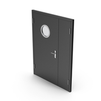 Black Double Door PNG & PSD Images