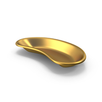Golden Kidney Tray PNG & PSD Images