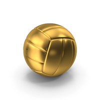 Volleyball Ball Gold PNG & PSD Images