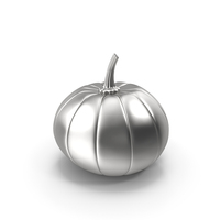 Decorative Silver Pumpkin PNG & PSD Images