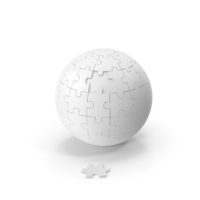 Sphere Puzzle Clay PNG & PSD Images