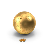 Sphere Puzzle Metal PNG & PSD Images