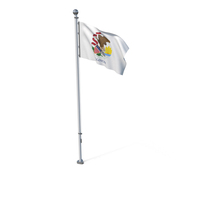 USA States Illinois Flag PNG & PSD Images