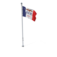 USA States Iowa Flag PNG & PSD Images
