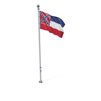 USA States Mississippi Flag PNG & PSD Images