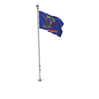 USA States North Dakota Flag PNG & PSD Images