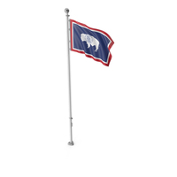 USA States Wyoming Flag PNG & PSD Images