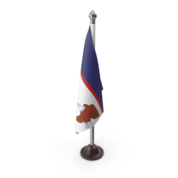 USA States American Samoa Desk Flag PNG & PSD Images