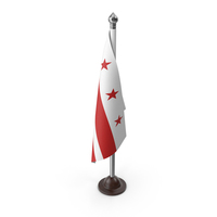 USA States District Of Columbia Desk Flag PNG & PSD Images