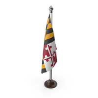 USA States Maryland Desk Flag PNG & PSD Images