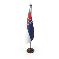 USA States Mississippi Desk Flag PNG & PSD Images