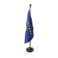 USA States Montana Desk Flag PNG & PSD Images