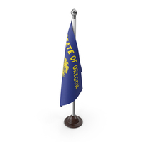 USA States Oregon Desk Flag PNG & PSD Images