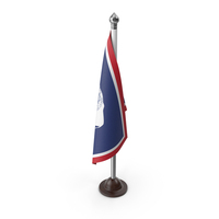 USA States Wyoming Desk Flag PNG & PSD Images