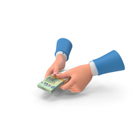 Euro 100 Holding Giving Lot Money PNG & PSD Images