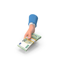 Euro 100 Lot Giving Right Hand Money PNG & PSD Images