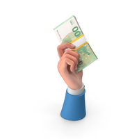 Euro 100 Lot Holding Right Hand Money PNG & PSD Images