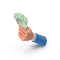 Euro 100 Notes Holding Left Hand Money PNG & PSD Images