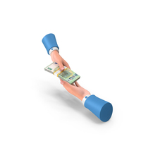 Euro 100 Taking Help Hand Loan Money PNG & PSD Images