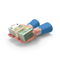 Helping Hands Loan Euro 100 Bill Money PNG & PSD Images