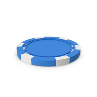 Poker Chip Blue PNG & PSD Images