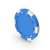 Poker Chip Blue PNG & PSD Images