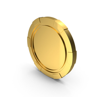Poker Chip Gold PNG & PSD Images