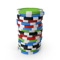 Poker Chips Mix PNG & PSD Images
