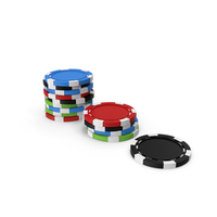 Poker Chips Mix PNG & PSD Images