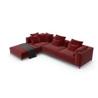 Michel Club Corner Sofa PNG & PSD Images