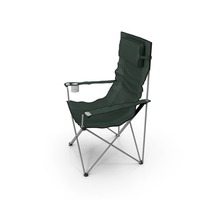 Folding Camping Chair With Cup Holder PNG & PSD Images