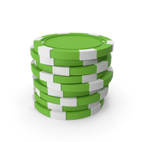 Poker Chips Green PNG & PSD Images