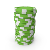 Poker Chips Green PNG & PSD Images