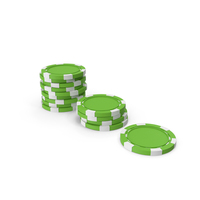 Poker Chips Green PNG & PSD Images