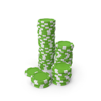 Poker Chips Green PNG & PSD Images
