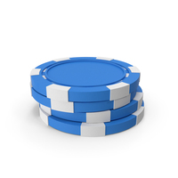 Poker Chips Blue PNG & PSD Images