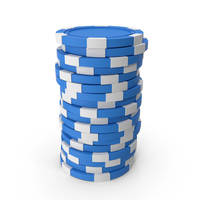 Poker Chips Blue PNG & PSD Images