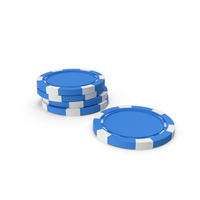Poker Chips Blue PNG & PSD Images