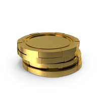 Poker Chips Gold PNG & PSD Images