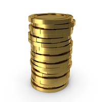Poker Chips Gold PNG & PSD Images