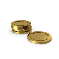 Poker Chips Gold PNG & PSD Images