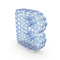Abstract Transparent Letter B PNG & PSD Images